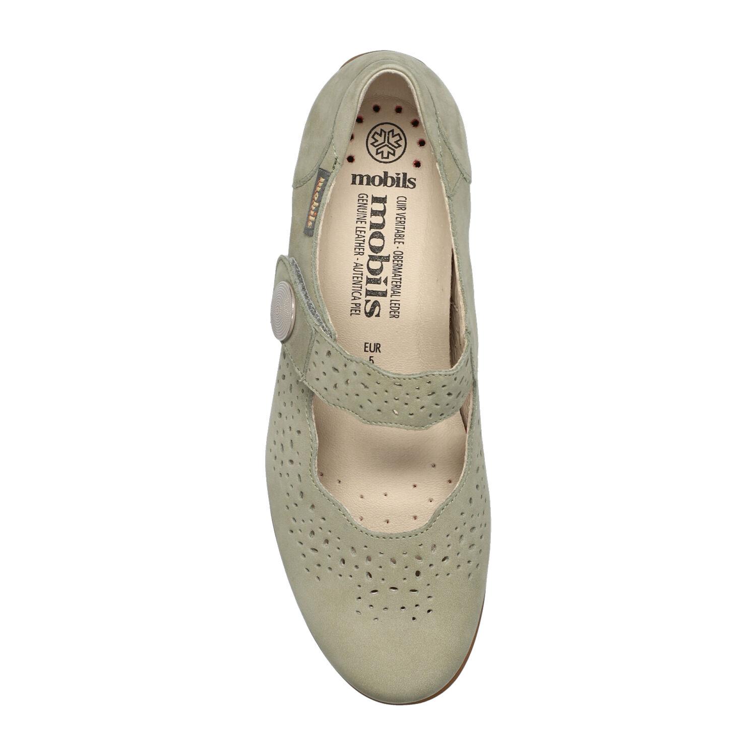 Ballerines femme modèle Fabienne kaki clair - Mephisto